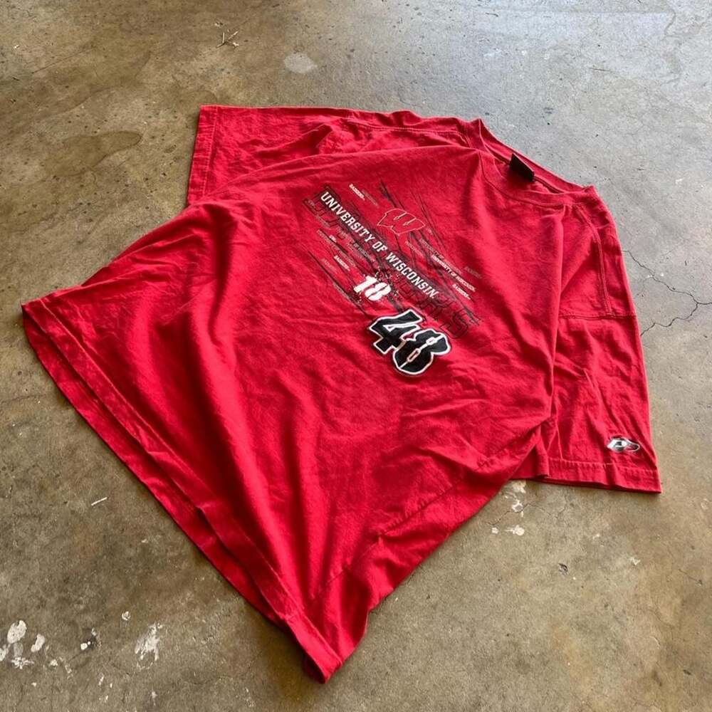 Pro Player University of Wisconsin Badgers Vintage T-Shirt